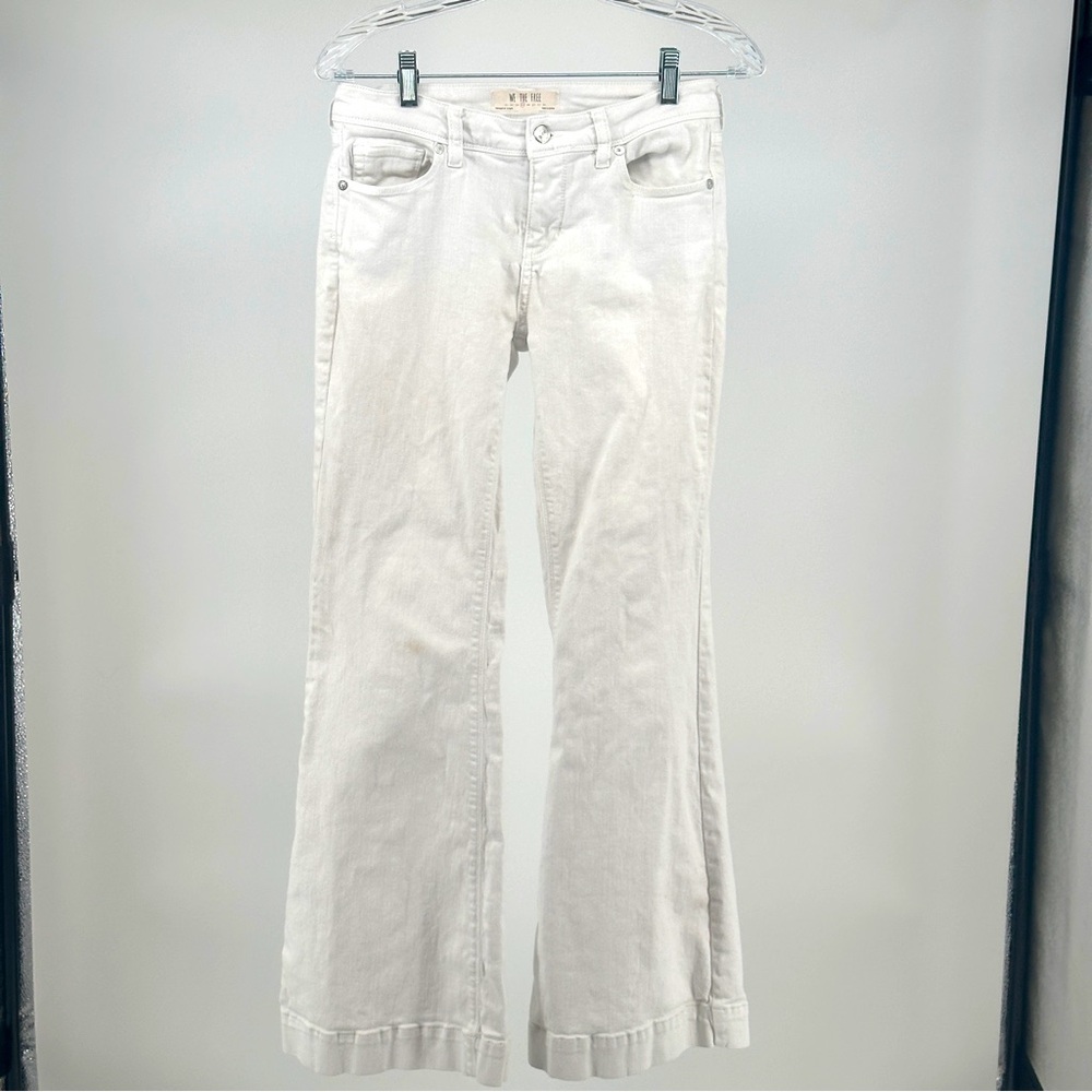 Women’s 27 Waist We The Free White Stretch‎ Flare Jeans